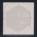 Custom Romantic Elegant Wedding Photo Album Binder<br><div class="desc">This is a beautiful custom wedding binder to help you organize your big day. Personalize it any way you wish.</div>