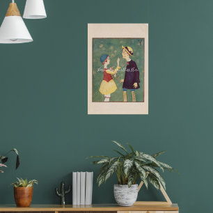 CUSTOM Romantic Taisho Roman Art Poster
