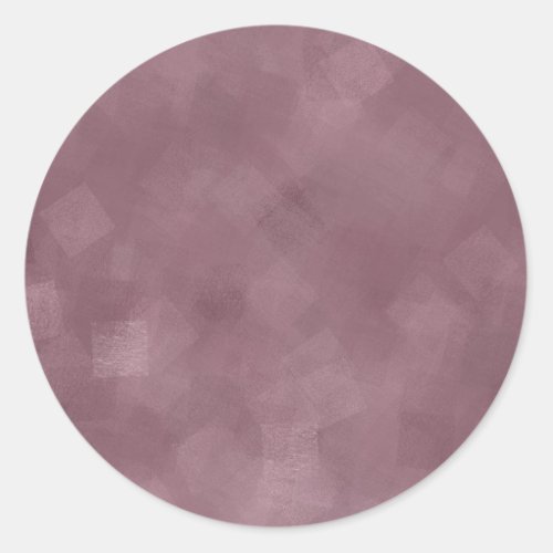 Custom Rose Gold Blank Template Add Your Text Classic Round Sticker