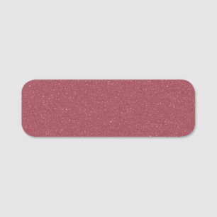 Custom Rose Gold Glitter Classic Name Tag