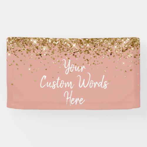 Custom Rose Gold White Birthday Party Photo Booth