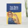 Custom Rosie The Riveter Get Well Card