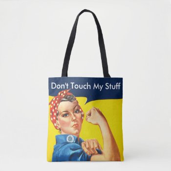Custom Rosie We Can Do It Tote Bag by RetroAndVintage at Zazzle
