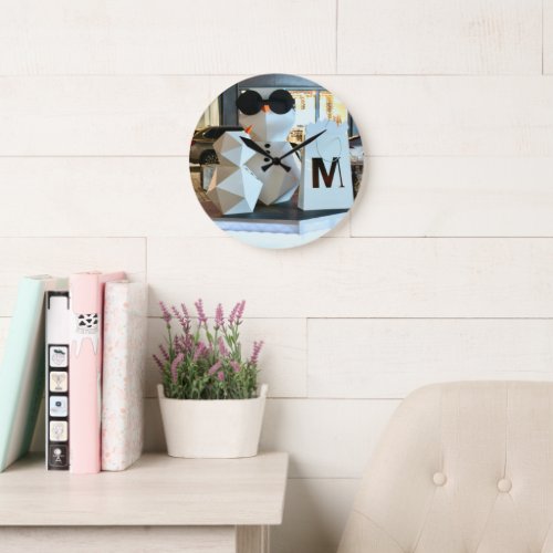 Custom Round Acrylic Wall Clock _ Personalized Art