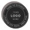 Custom Round Black Business Name Logo