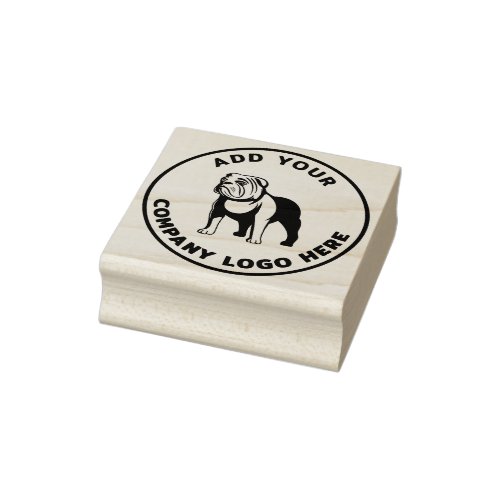 Custom Round Business Add Logo  Rubber Stamp