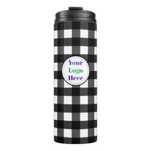 Custom Round Business Logo Corporate Promotional Thermal Tumbler