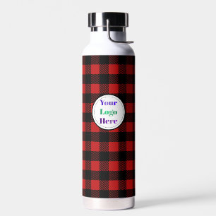 Custom Round Business Logo Corporate Promotional  Water Bottle