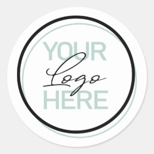 Custom Round Business Stickers – Logo Label