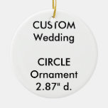 Custom Round Ceramic Hanging Ornament Decoration at Zazzle