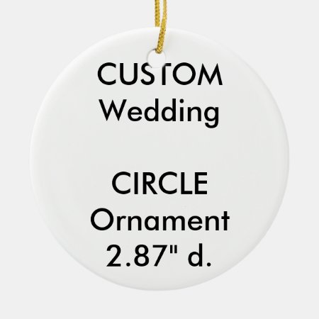 Custom Round Ceramic Hanging Ornament Decoration