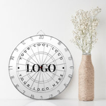 Custom Round Circle Business Logo Minimalist Plain Dart Board