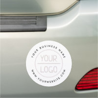 Custom Round Circle Car Magnetic Sign Custom Logo 