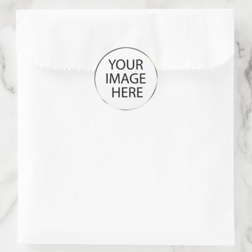 Custom Round Envelope Seals / Stickers Zazzle