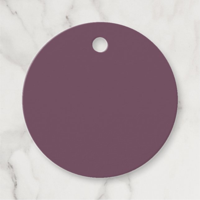 Custom Round Favor Tags (Front)