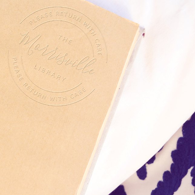 Custom Round From The Library Of Script Name Embosser (Creator Uploaded)