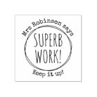 Custom Round Hand-written Superb Work Teacher's