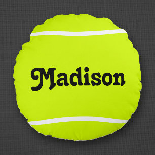 Custom Round Tennis Ball Pillow for Tennis Players