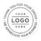 Custom Round Thank You Business Logo