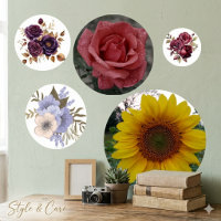 Custom Round Wall Decal with Your Photo