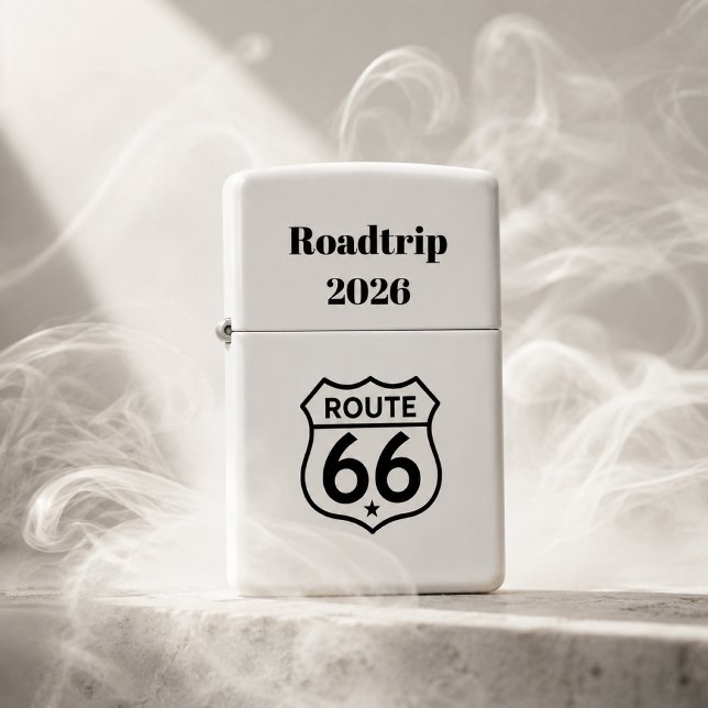 Custom Route 66 Adventure Flame Zippo Lighter (Creator Uploaded)