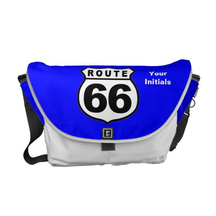 Custom ROUTE 66 RICKSHAW MESSENGER BOOK BAG Courier Bags