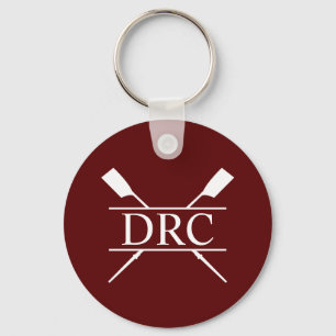 Custom Rowing Club Monogram Keychain