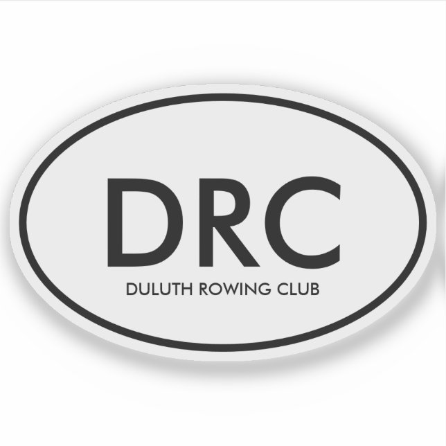 Custom Rowing Club Sticker (Front)
