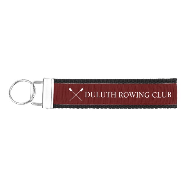 Custom Rowing Club Wrist Keychain (Keys on Left)