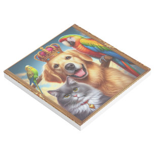 Custom Royal Pet Portrait  Noble Digital Art 