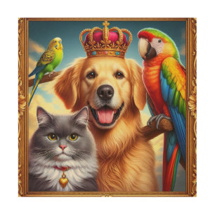 Custom Royal Pet Portrait Noble Digital Art