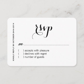 Custom RSVP Cards
