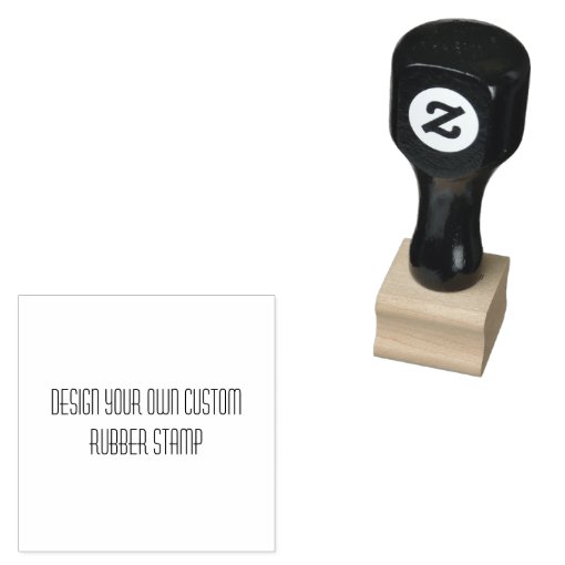 custom rubber stamp Zazzle