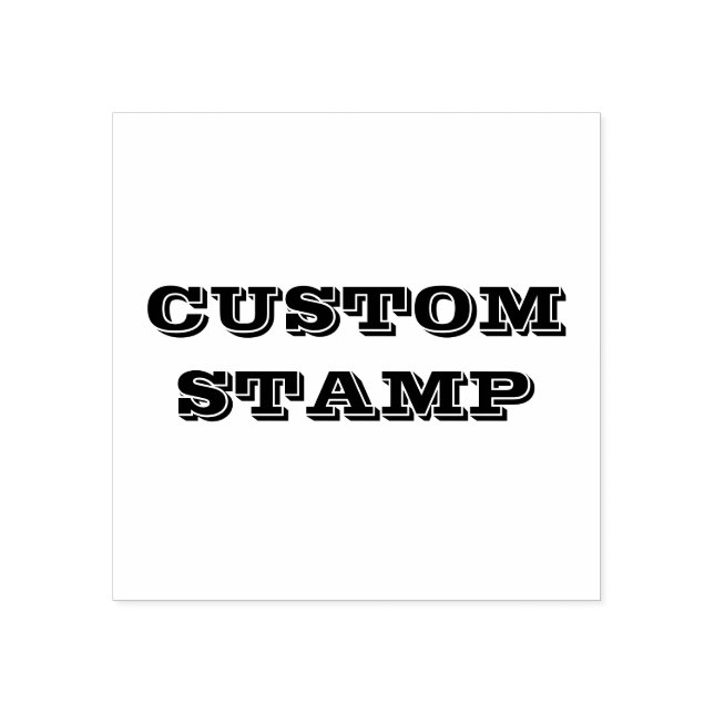 Custom rubber stamp, logo stamp, business branding stamp (Imprint)