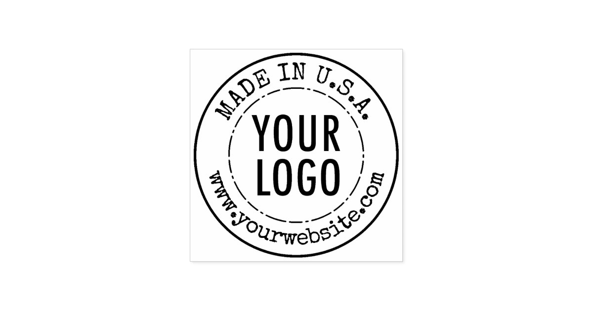 Custom Rubber Stamp Made In Country of Origin Zazzle
