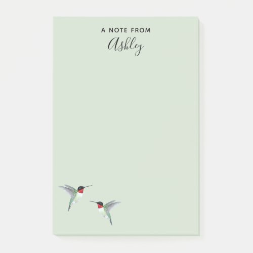Custom Ruby_throated Hummingbird Notes