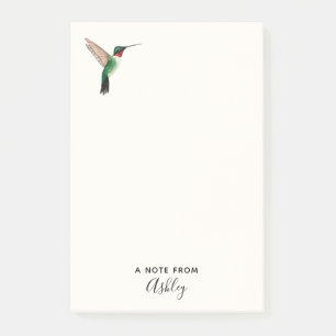 Custom Ruby-throated Hummingbird Notes
