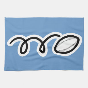 Custom rugby towel