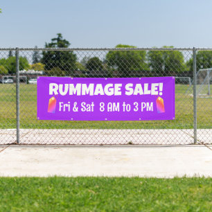 Custom Rummage Sale Banner