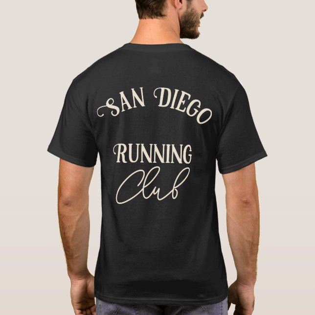 Custom Running club Matching Group T-Shirt (Back)
