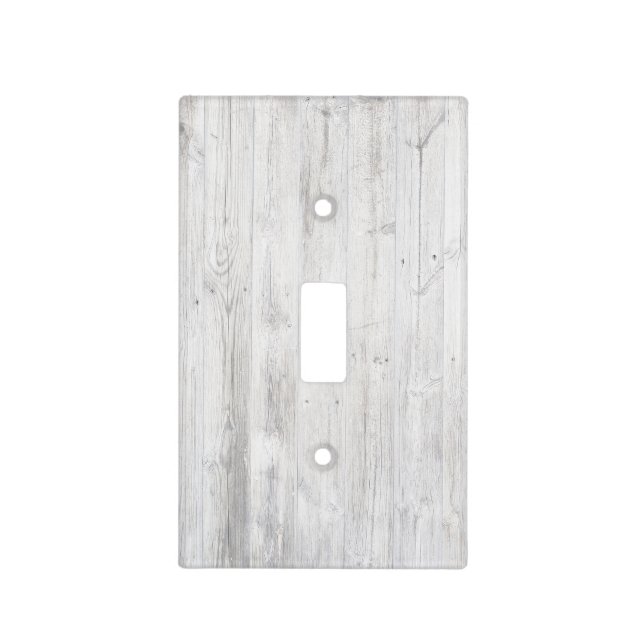 Custom Rustic Barn Wood Light Switch Cover (Front)