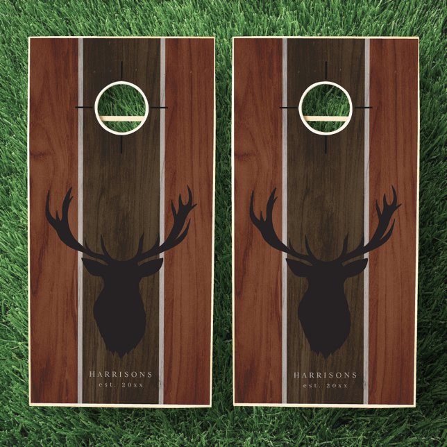 Custom Rustic Cornhole Set with Name & Logo (Custom Rustic Cornhole Set with Name & Logo)