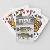 Bass Fishing Quotes for Anglers Fisherman Sports Playing Cards