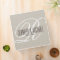 Custom Rustic Linen with White Monogram