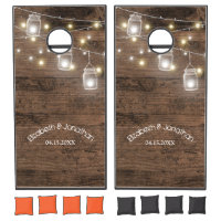 Party Custom Cornhole Boards Duncan Family Crest Customized Wedding Retro Stained