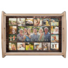 Custom Rustic Modern Family Photo Collage Keepsake