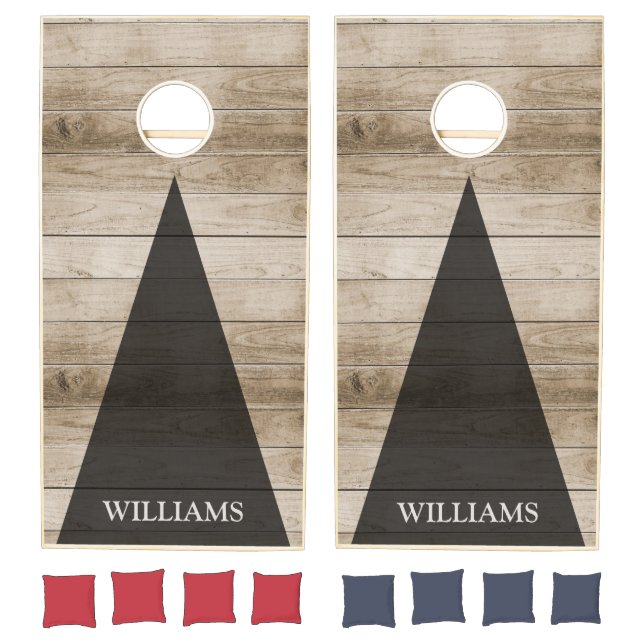 Custom Rustic Personalized Cornhole Set (Set)
