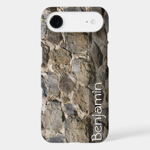 Custom Rustic Rock Wall Abstract Photograph iPhone 17 Air Case