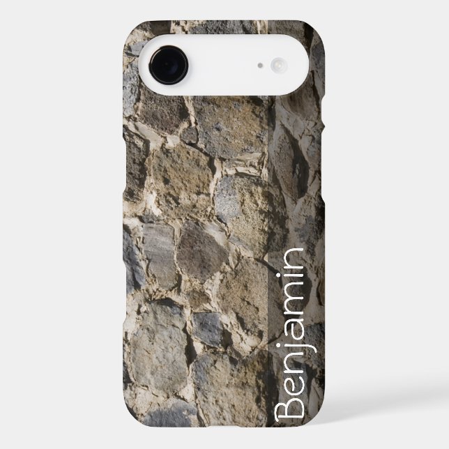 Custom Rustic Rock Wall Abstract Photograph Case-Mate iPhone Case (Back)
