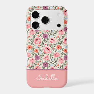 Custom Rustic-Style Watercolor Wildflowers iPhone 17 Pro Case